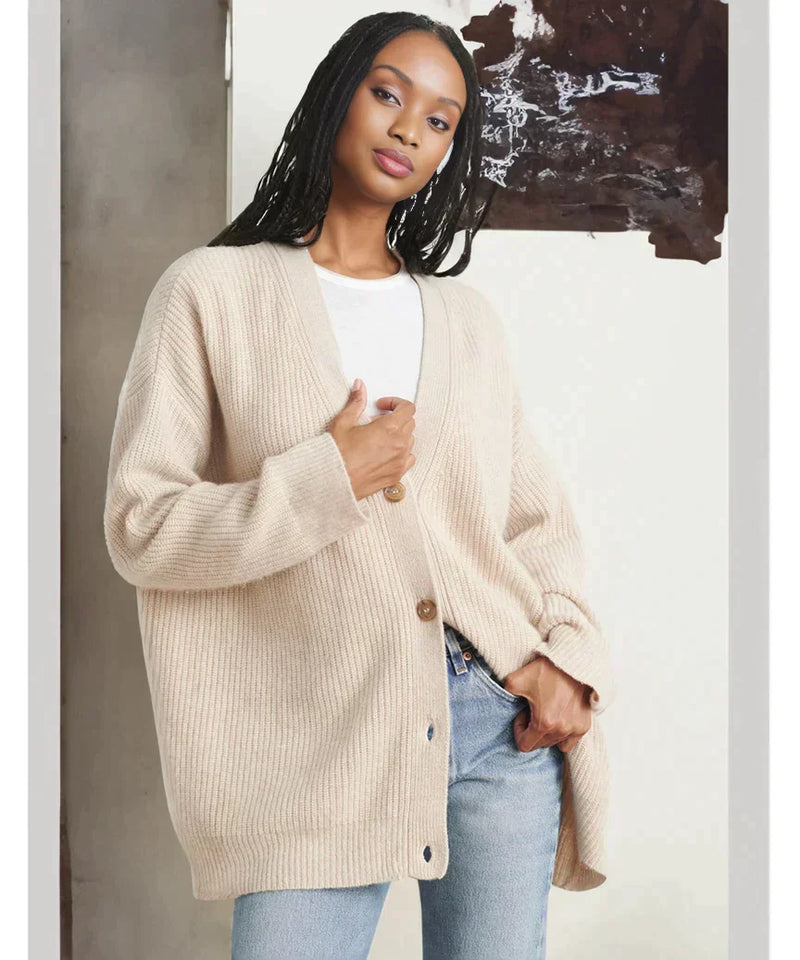 Marit - Kaschmir-Strickjacke