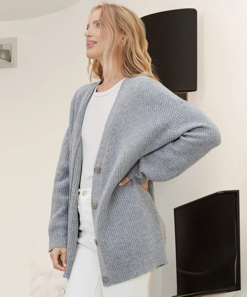 Marit - Kaschmir-Strickjacke