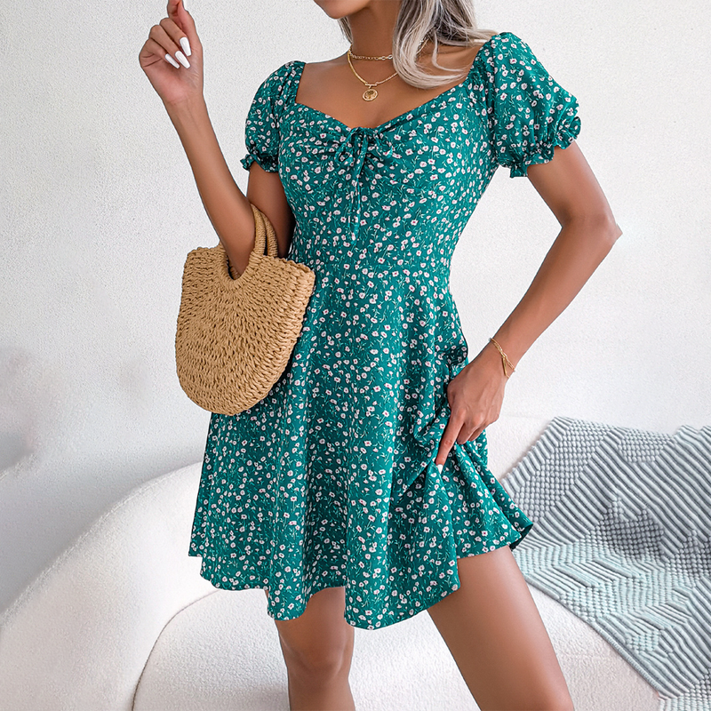 Iduna - Geblümtes Sommer Minikleid