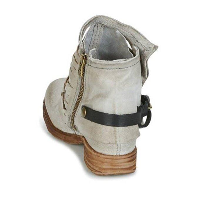Elara - Premium Stiefeletten Damen Leder Absatz