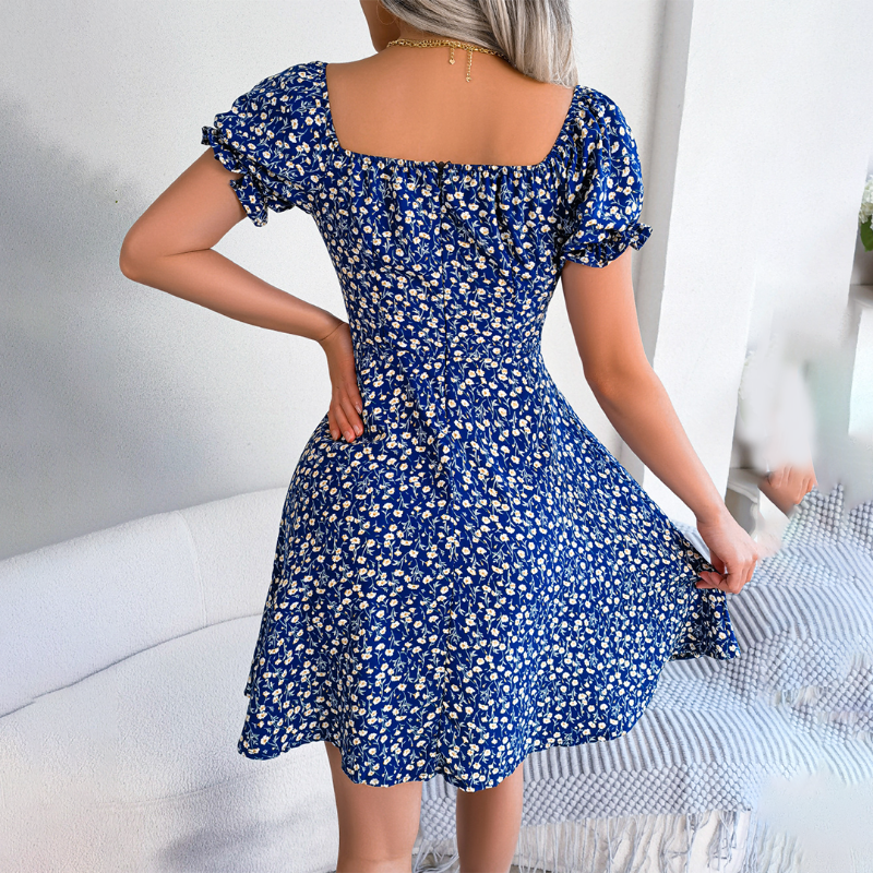 Iduna - Geblümtes Sommer Minikleid