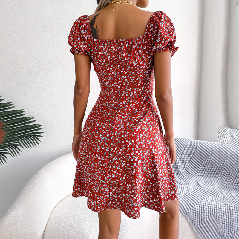 Iduna - Geblümtes Sommer Minikleid