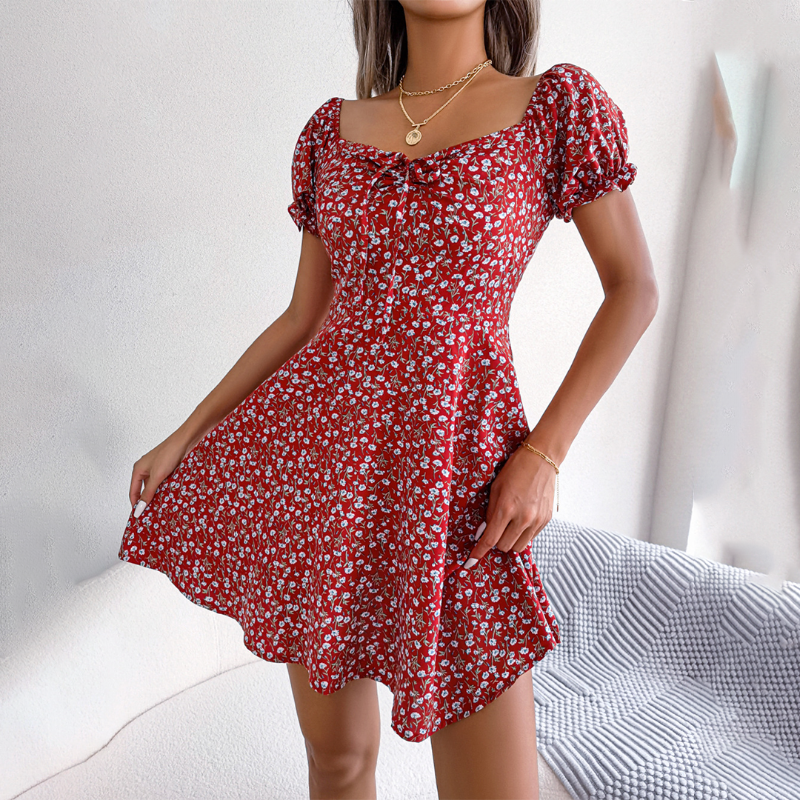 Iduna - Geblümtes Sommer Minikleid