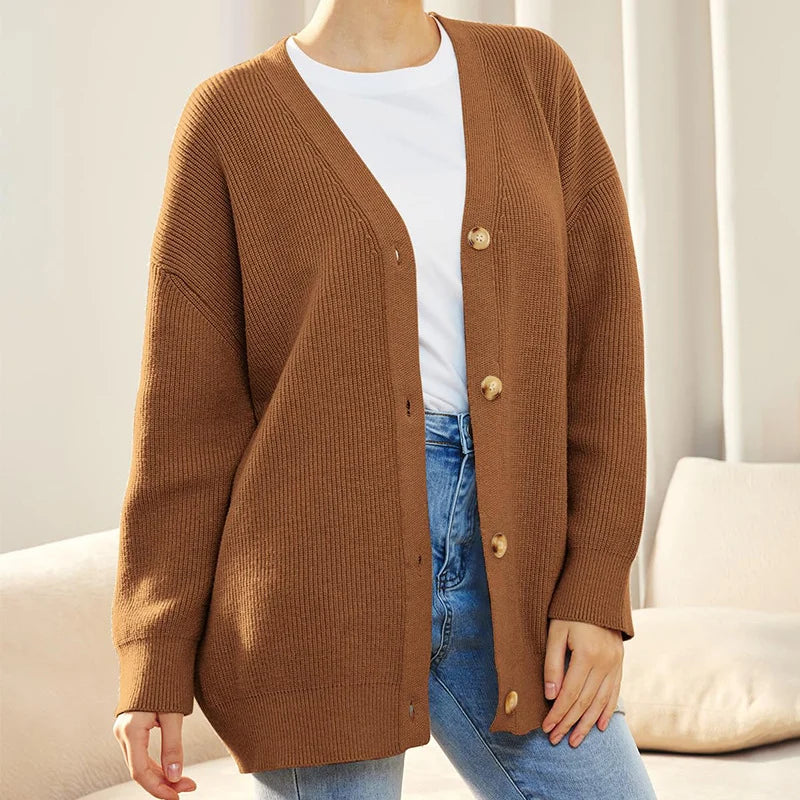 Marit - Kaschmir-Strickjacke