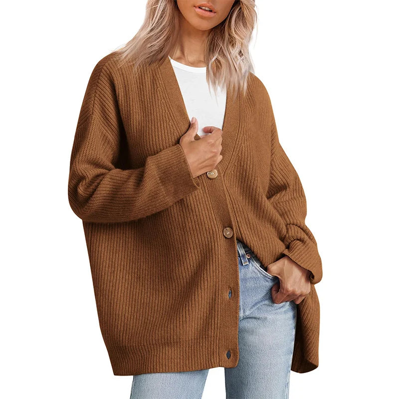 Marit - Kaschmir-Strickjacke